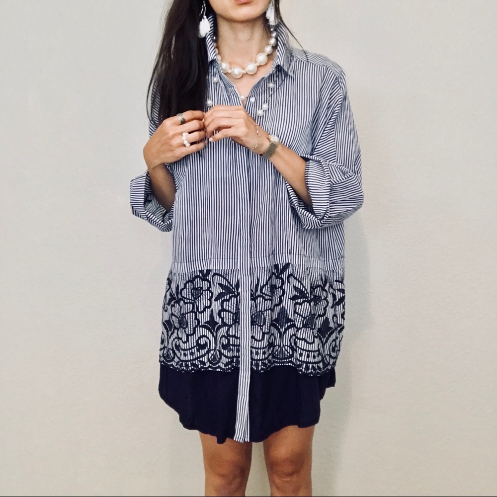 Brand new oversized blouse dress top - Picture 3 of 8